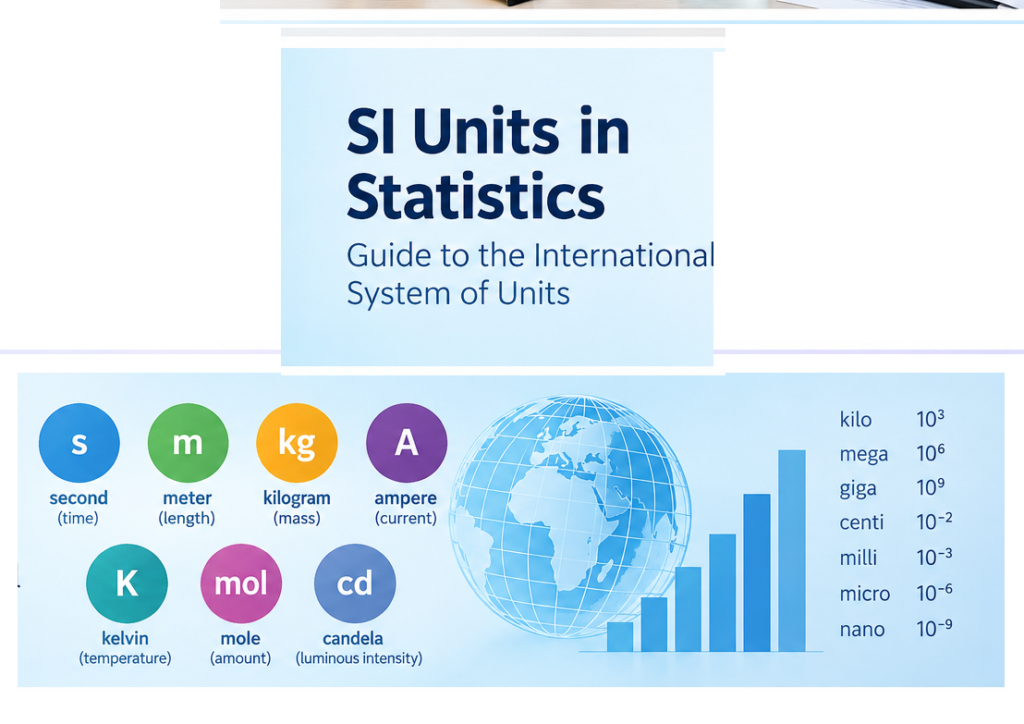 SI units in statistics